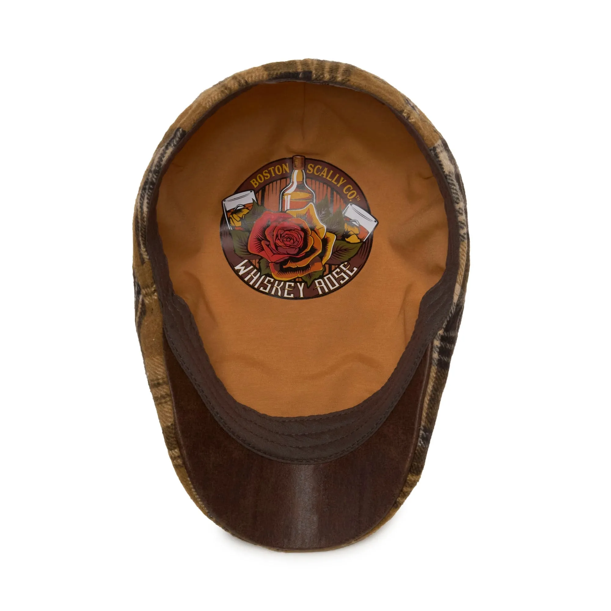 The Whiskey Rose Boston Scally Cap - Barrel-Aged Plaid sold by Boston Scally product image thumbnail 3