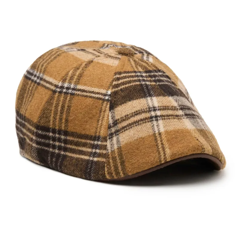 The Whiskey Rose Boston Scally Cap - Barrel-Aged Plaid sold by Boston Scally