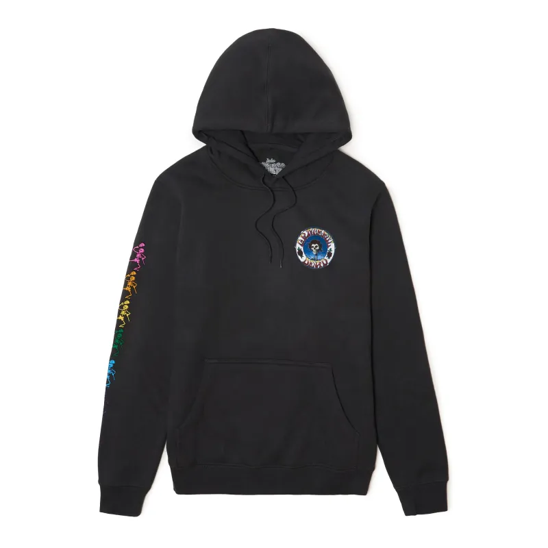 Boston Scally The Grateful Dead Dancing Skeleton Hoodie - Black made by Boston Scally
