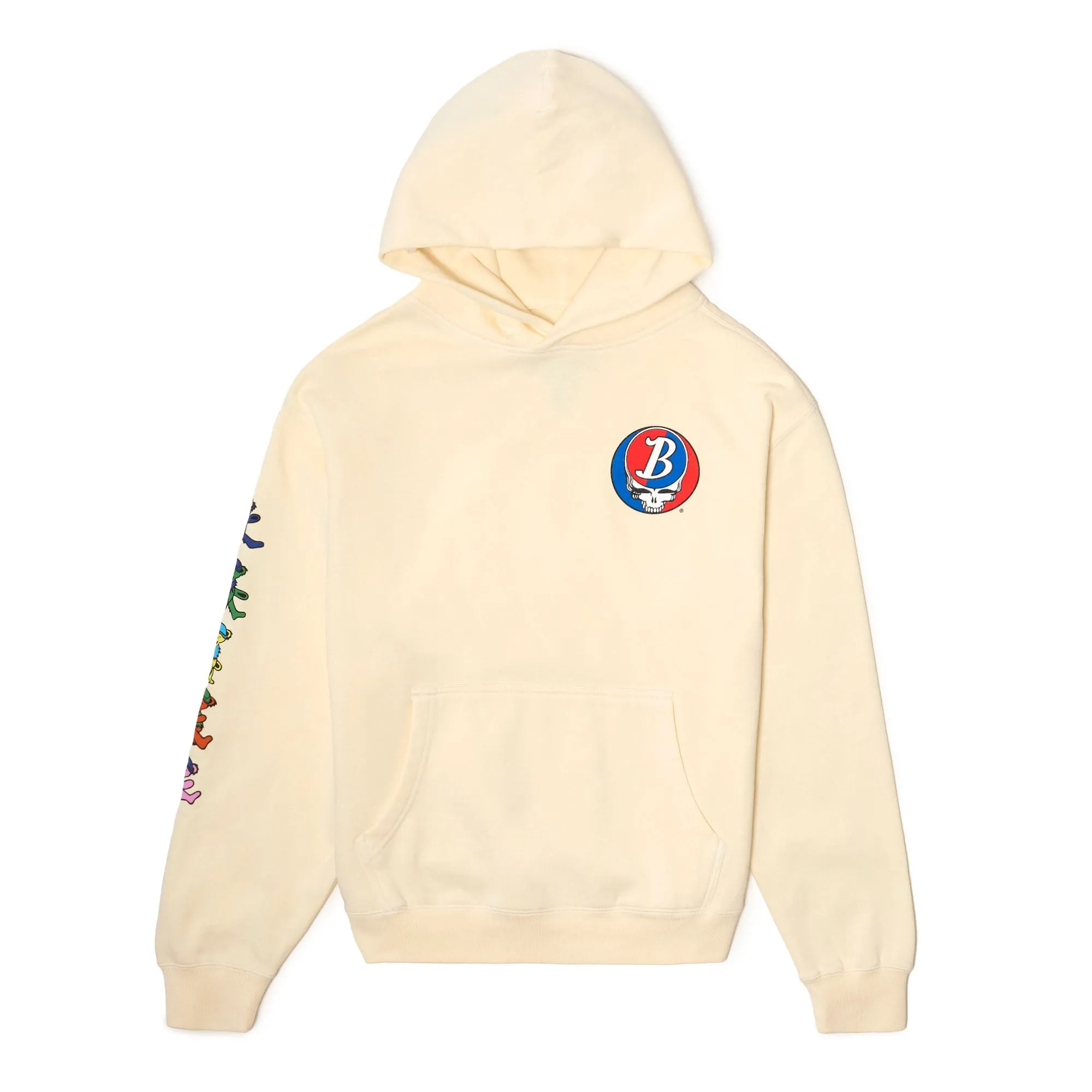 Boston Scally The Grateful Dead Dancing Bears Hoodie - Bone sold by Boston Scally