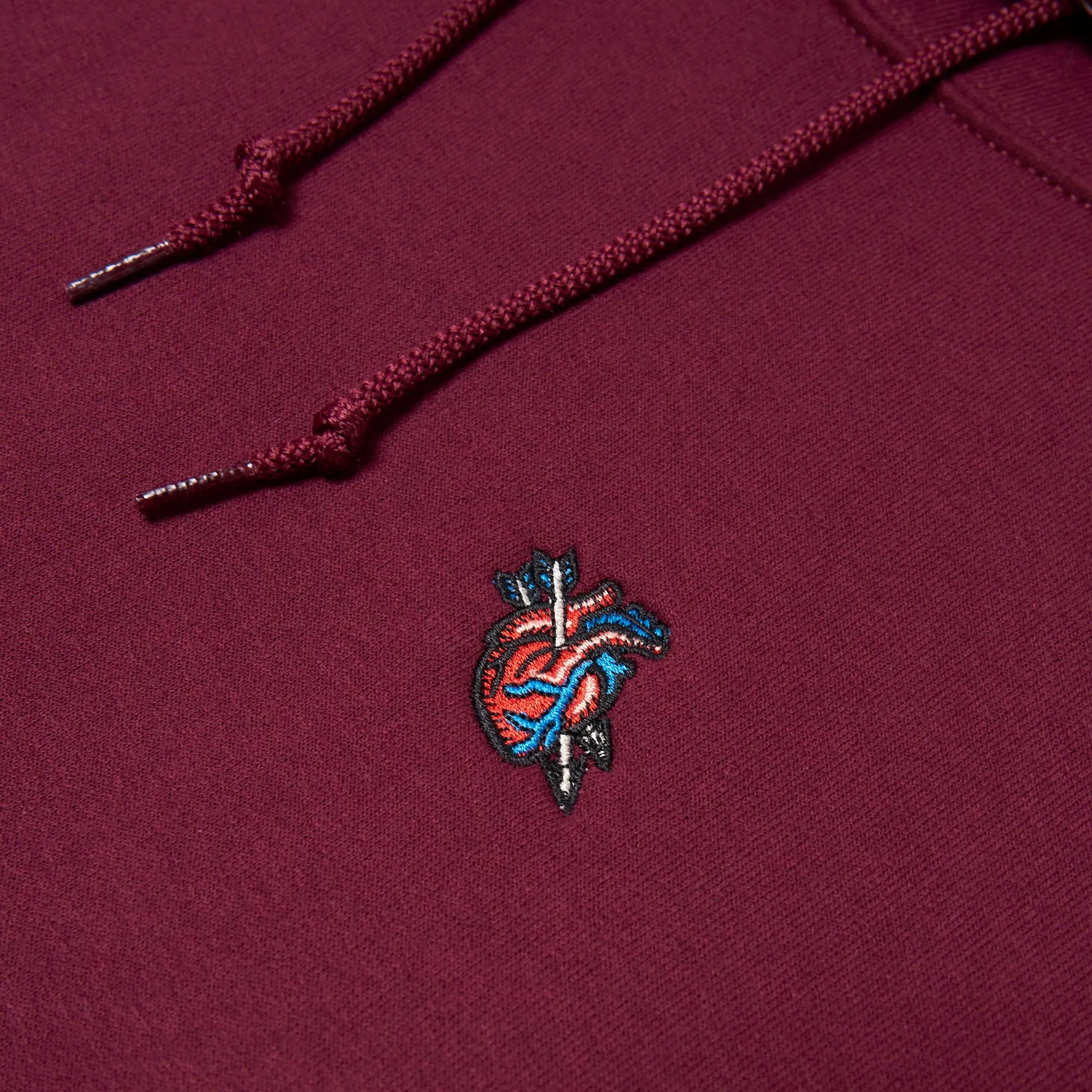 Boston Scally The All Heart Hoodie - Maroon sold by Boston Scally product image thumbnail 2