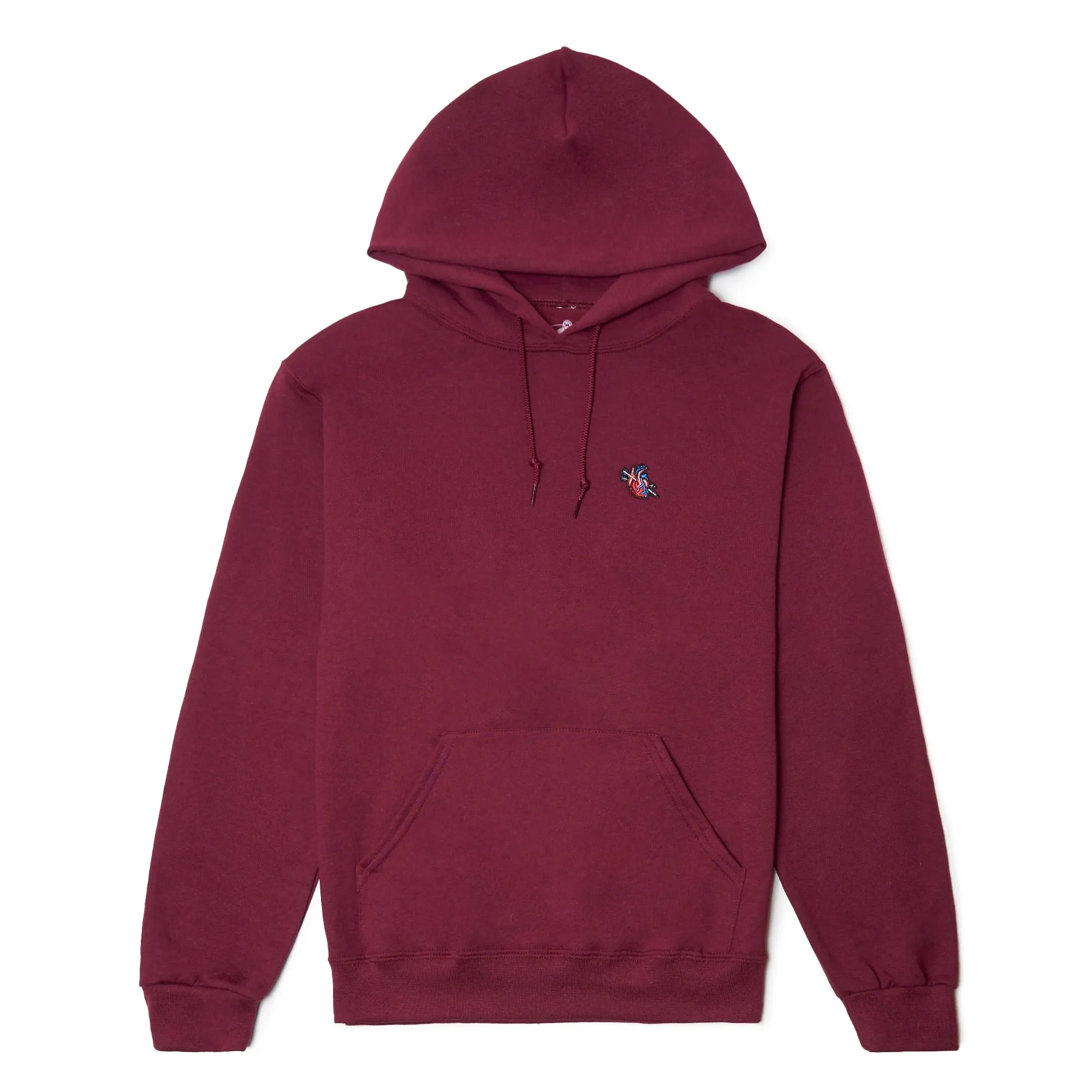 Boston Scally The All Heart Hoodie - Maroon sold by Boston Scally