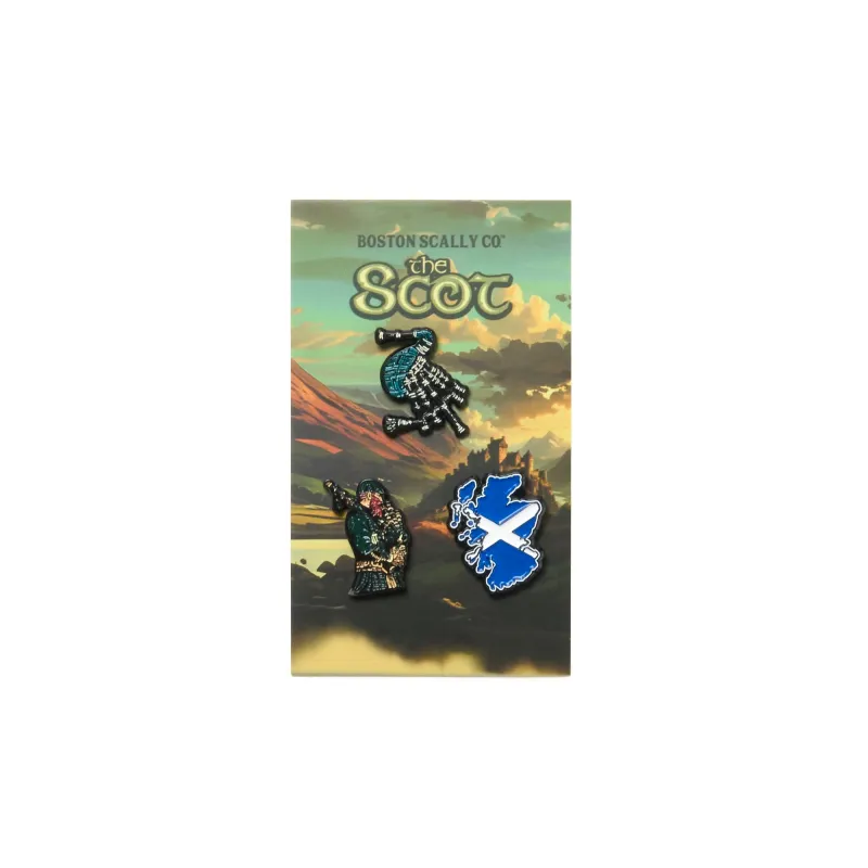 Boston Scally The Scot Cap Pin Set sold by Boston Scally