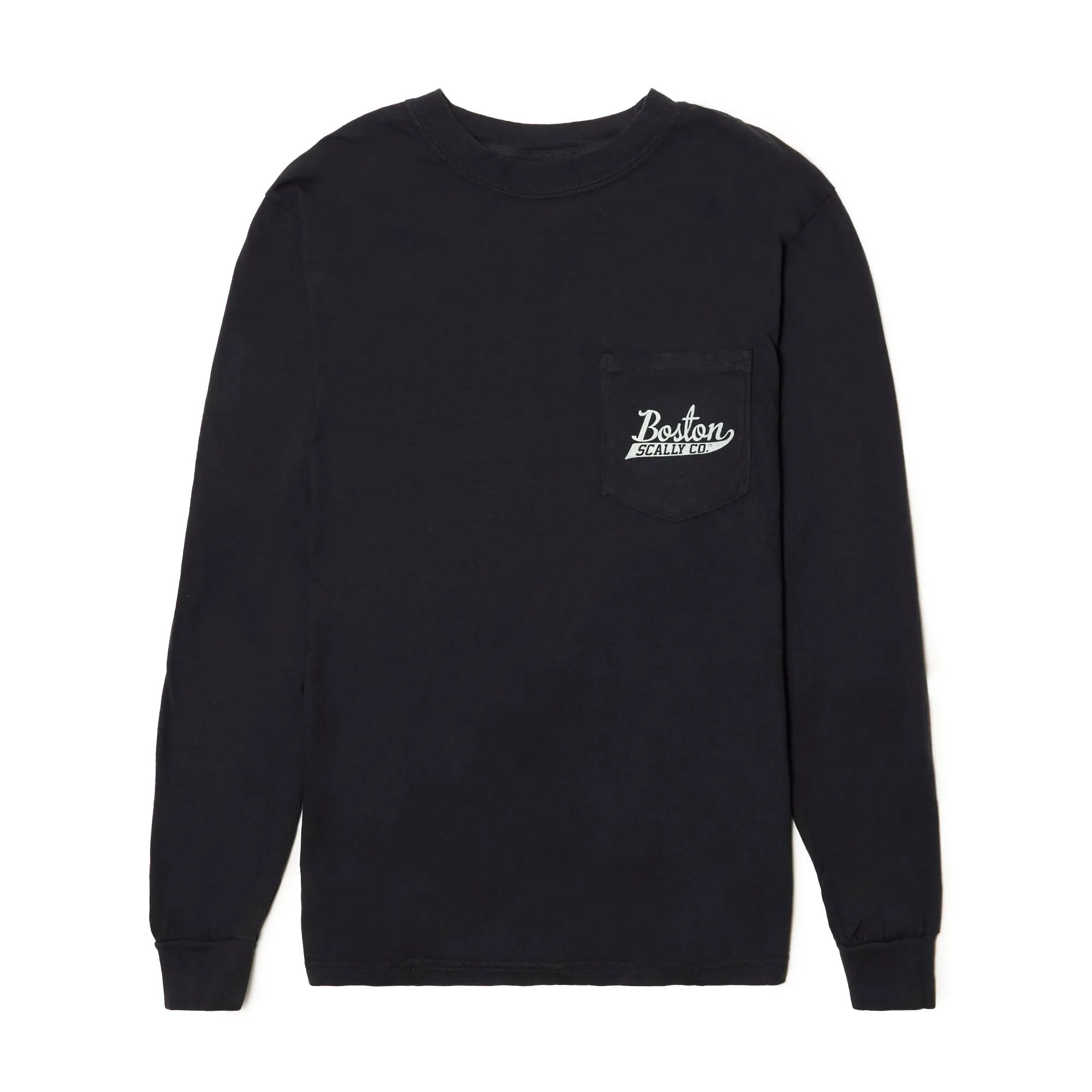 The Cloverland Long Sleeve Tee T-Shirt - Black sold by Boston Scally