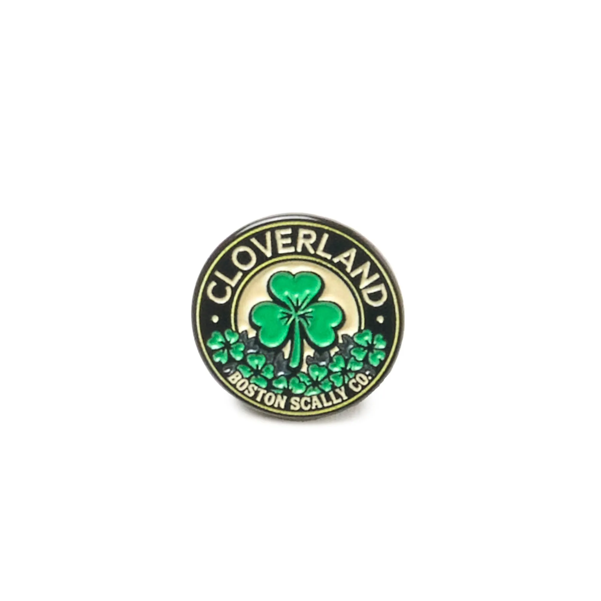 Boston Scally The Cloverland Cap Pin sold by Boston Scally