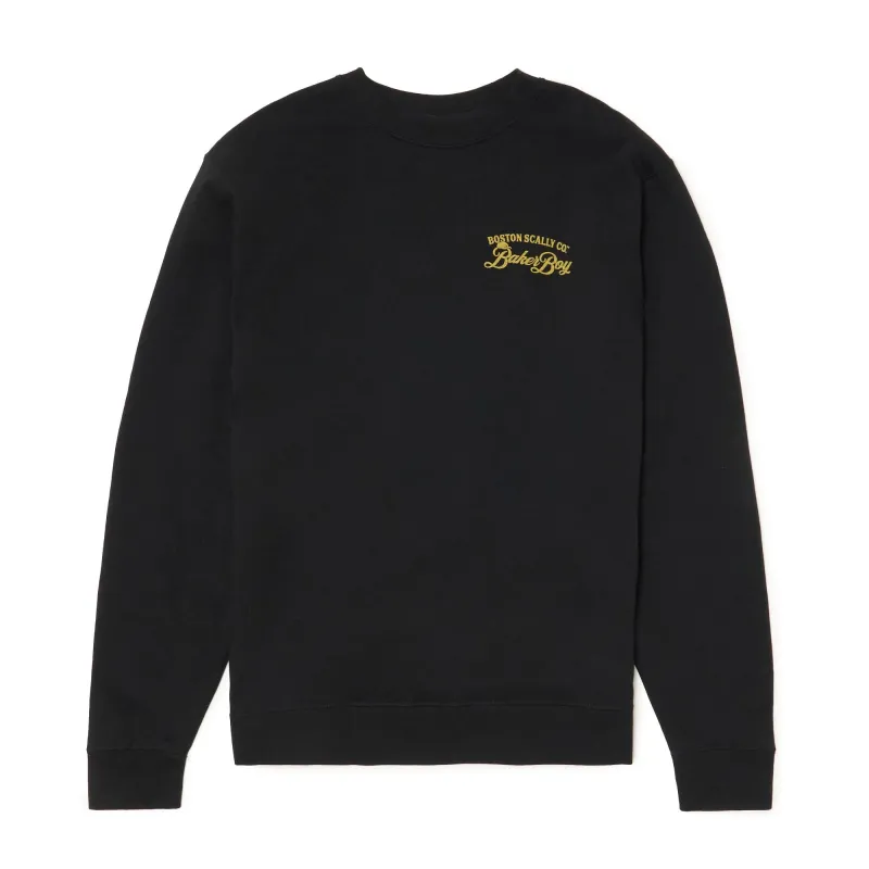 Boston Scally The Kilkenny Crewneck - Medieval Black made by Boston Scally