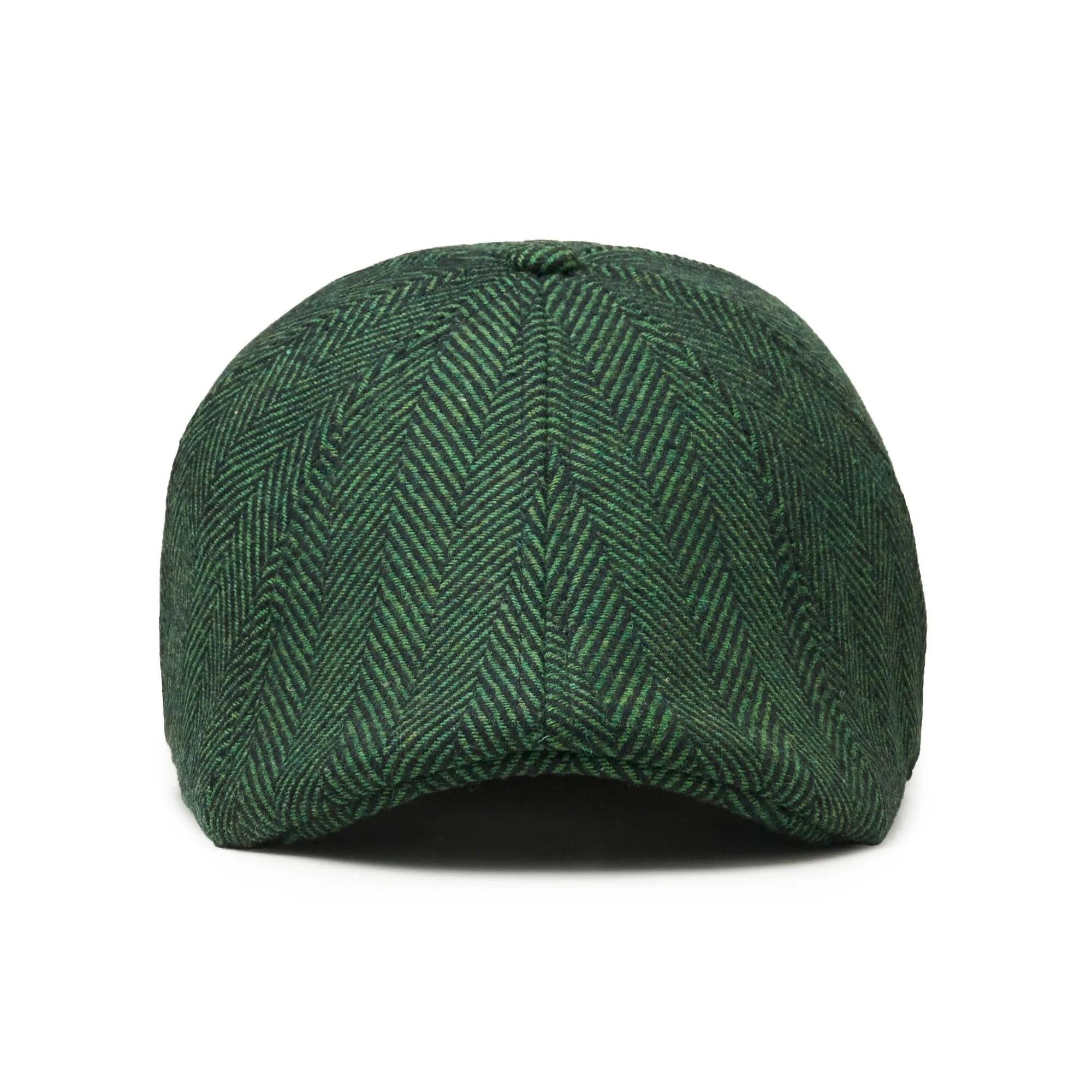 The 8 Panel Irish Boston Scally Cap - Green Herringbone sold by Boston Scally product image thumbnail 5