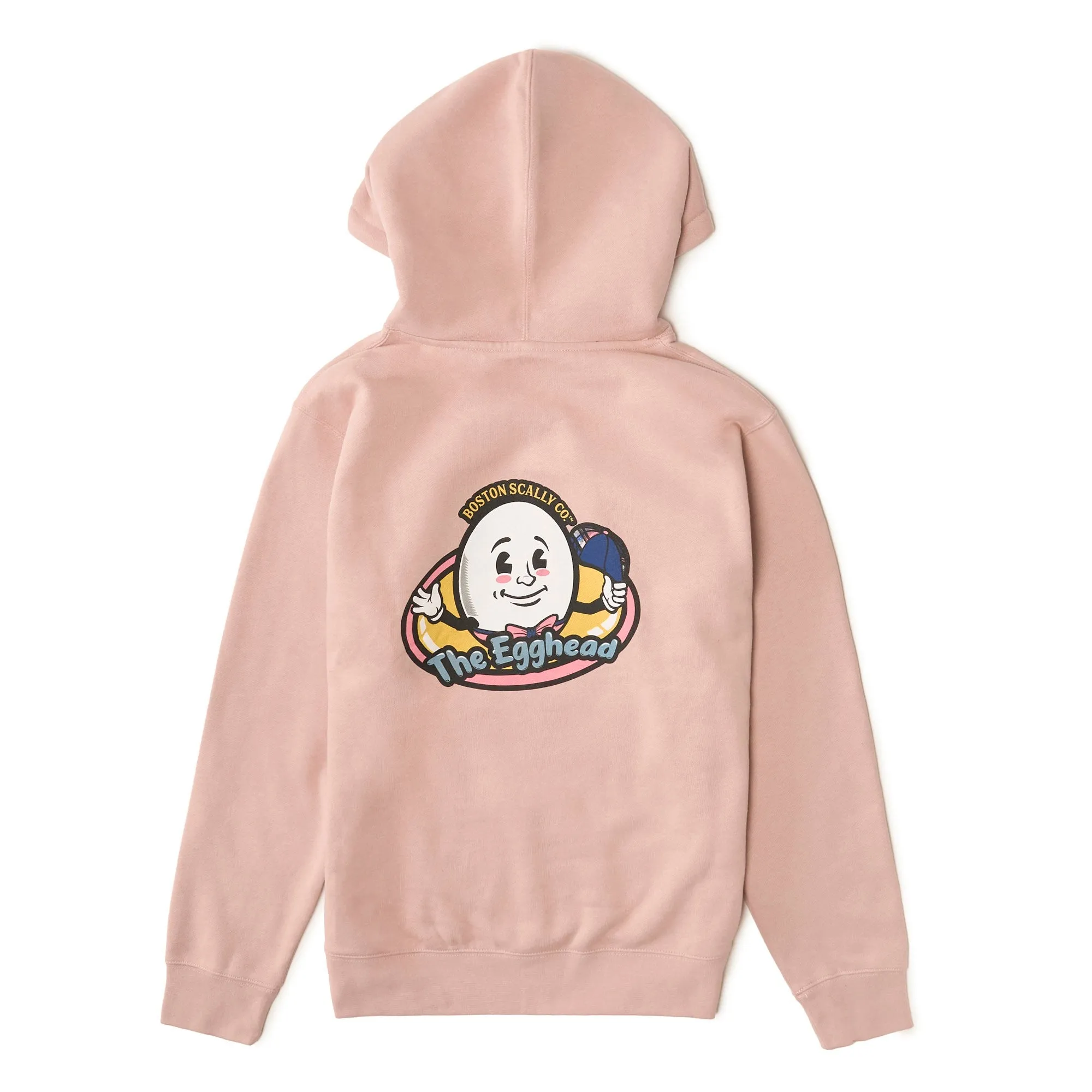 Boston Scally The Egghead Hoodie - Dusty Pink sold by Boston Scally product image thumbnail 2