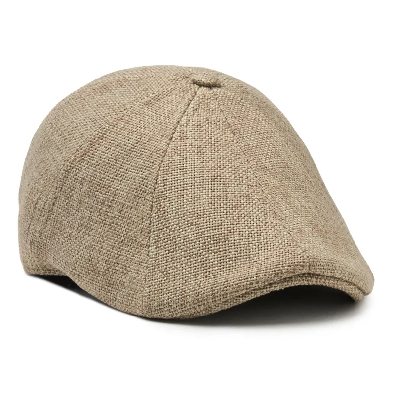 The Cottage Boston Scally Cap - Sand made by Boston Scally
