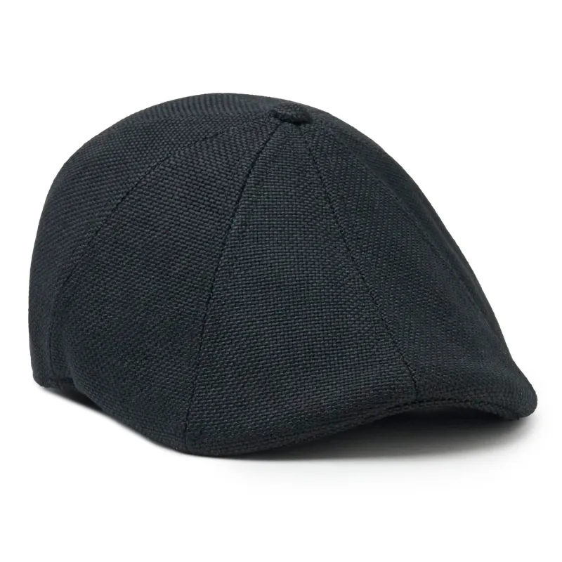 The Cottage Boston Scally Cap - Black Sand made by Boston Scally