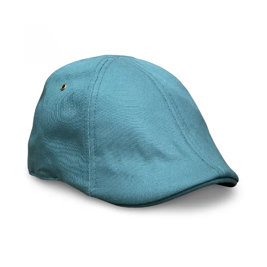 The Worker Boston Scally Cap - Steel Cut Teal sold by Boston Scally