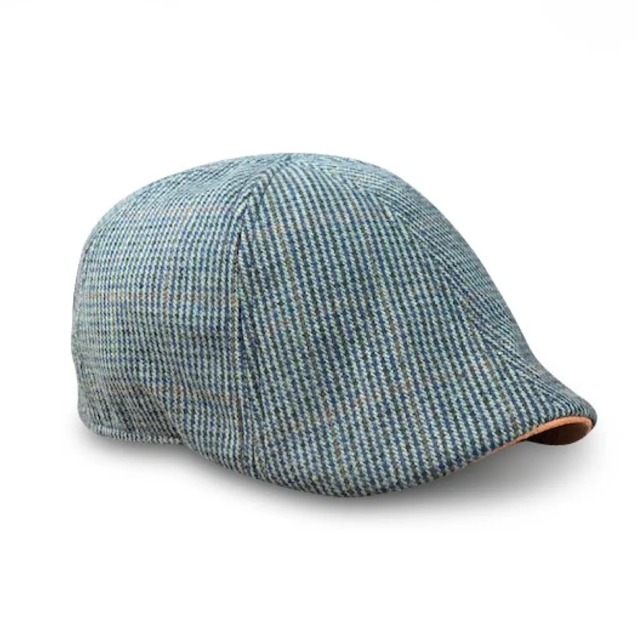 The Homage Boston Scally Cap - Clover & Navy Houndstooth sold by Boston Scally