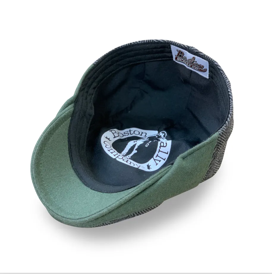 The Southie Boston Scally Cap - Grey Herringbone sold by Boston Scally product image thumbnail 4