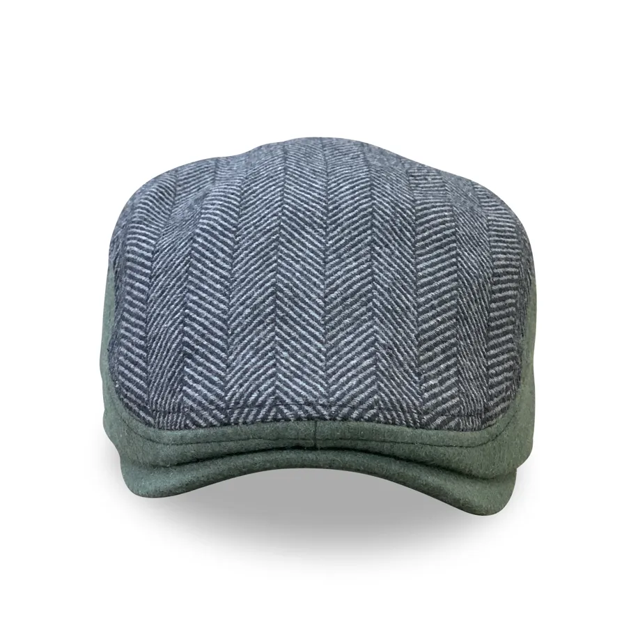 The Southie Boston Scally Cap - Grey Herringbone sold by Boston Scally product image thumbnail 5