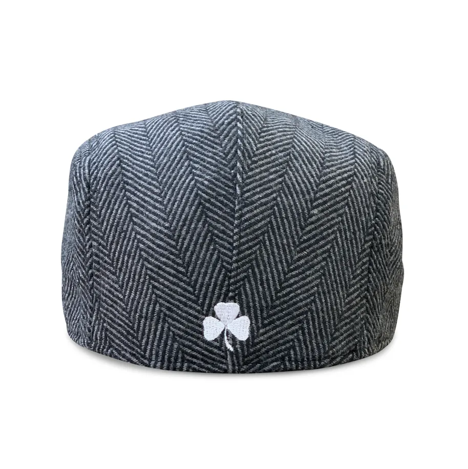 The Southie Boston Scally Cap - Grey Herringbone sold by Boston Scally product image thumbnail 3