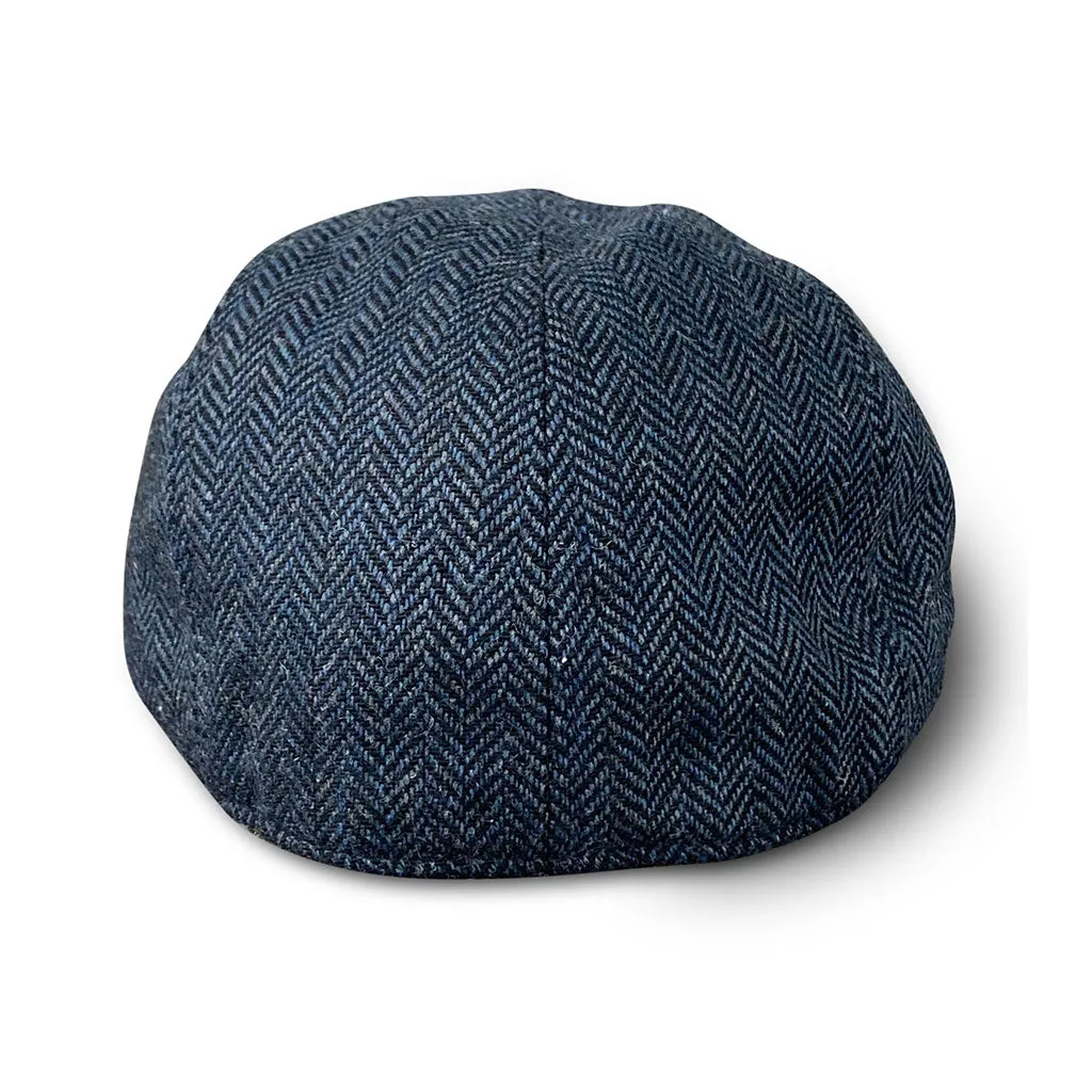 The Peaky Boston Scally Cap - Patriot Blue Herringbone sold by Boston Scally product image thumbnail 4