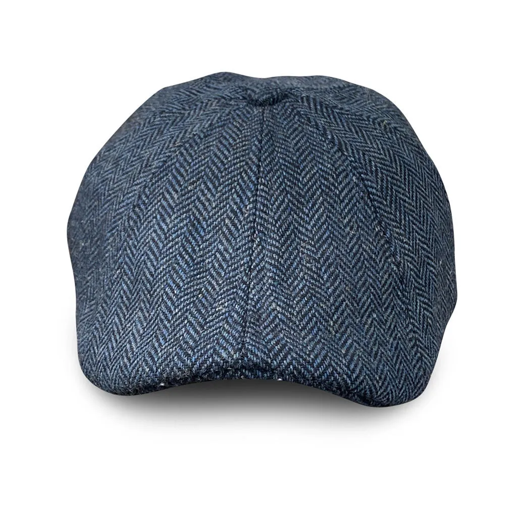 The Peaky Boston Scally Cap - Patriot Blue Herringbone sold by Boston Scally product image thumbnail 2