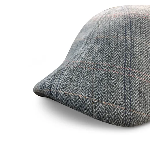 The Bourbon Boston Scally Cap - Steel Oak Plaid sold by Boston Scally product image thumbnail 3