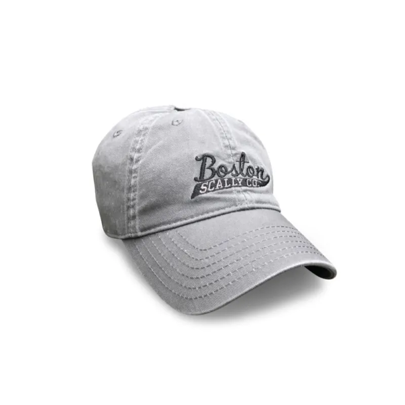 Boston Scally The Dad Cap - Grey sold by Boston Scally
