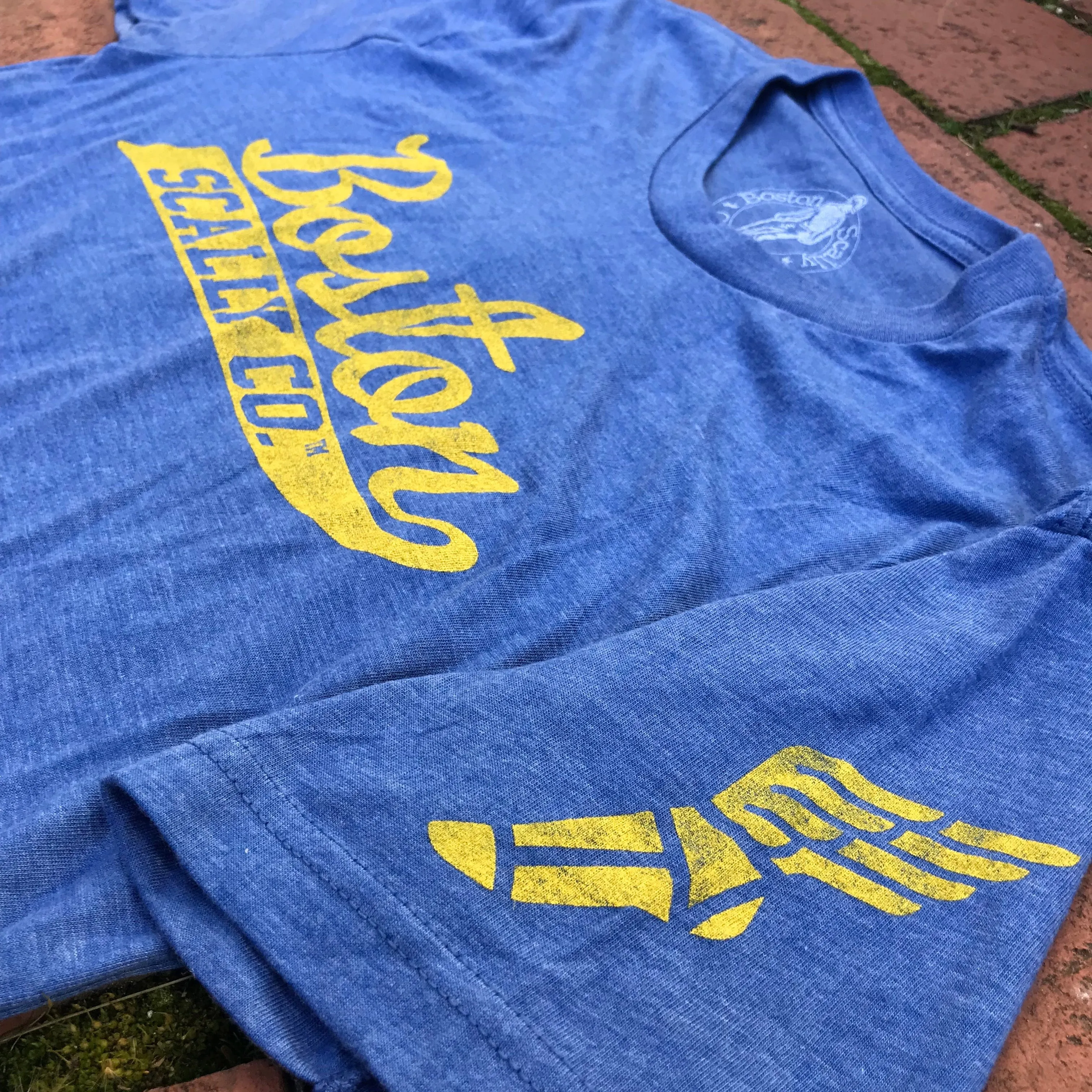Boston Scally The Marathon Tee T-Shirt - Royal Blue sold by Boston Scally product image thumbnail 2