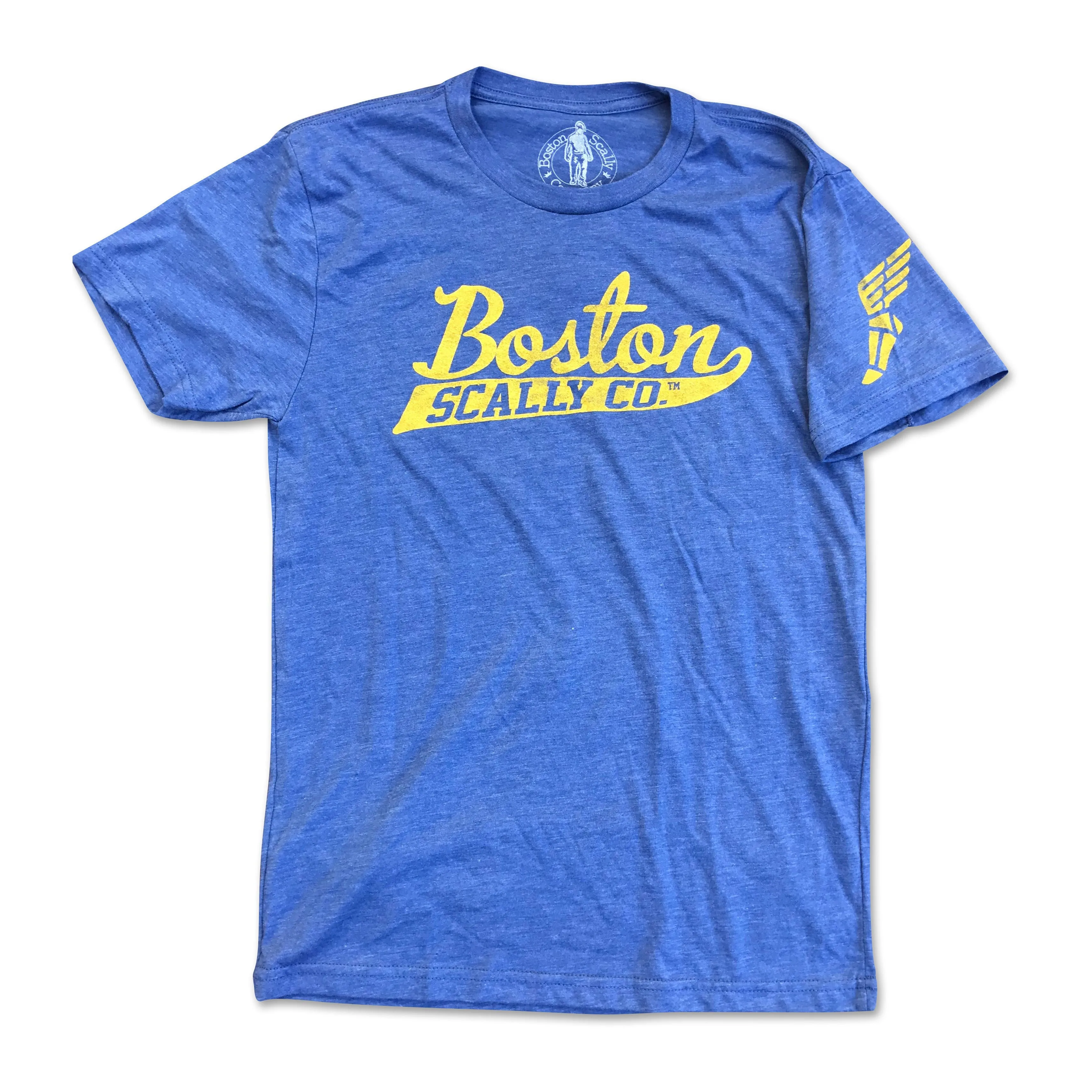 Boston Scally The Marathon Tee T-Shirt - Royal Blue sold by Boston Scally