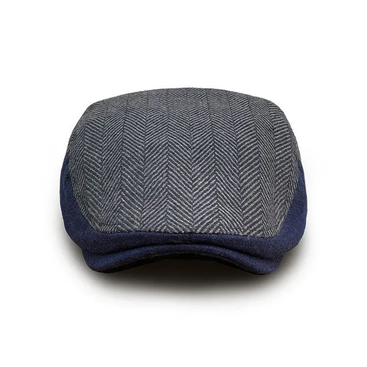 The Patriot Game Day Boston Scally Cap - Dark Grey Herringbone sold by Boston Scally product image thumbnail 5
