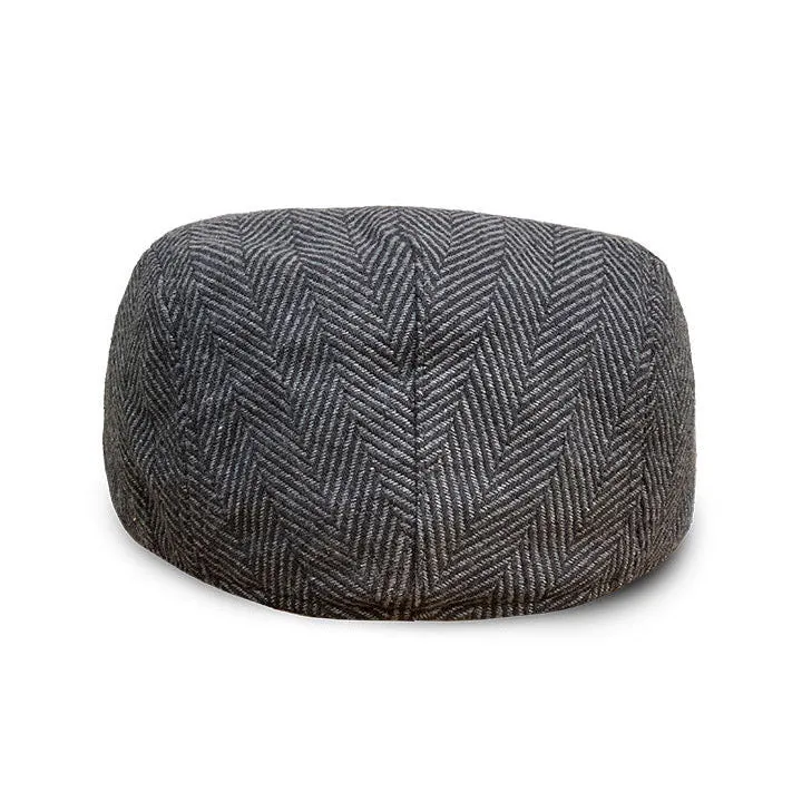 The Patriot Game Day Boston Scally Cap - Dark Grey Herringbone sold by Boston Scally product image thumbnail 4