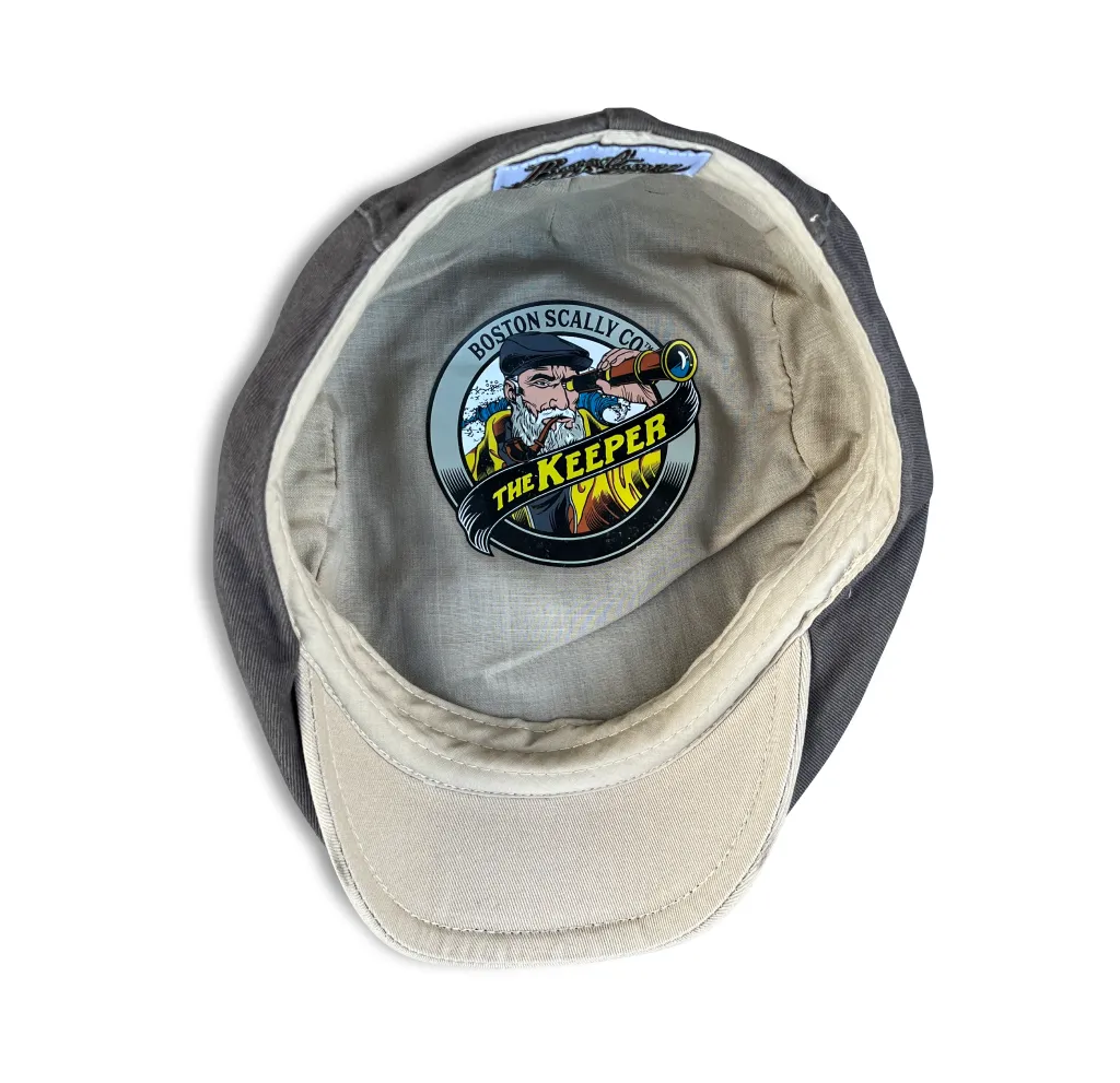 The Keeper Boston Scally Cap - Driftwood Grey sold by Boston Scally product image thumbnail 3