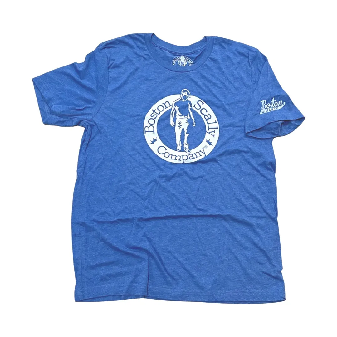 Boston Scally The Original Tee T-Shirt - Blue sold by Boston Scally