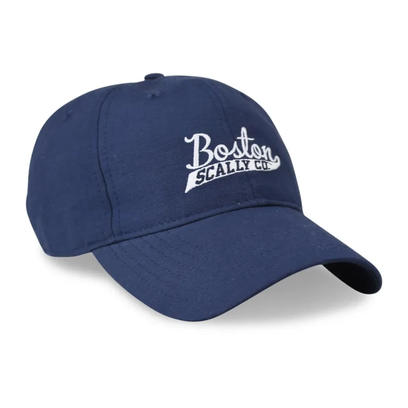 Boston Scally The Summer Baseball Cap - Navy sold by Boston Scally