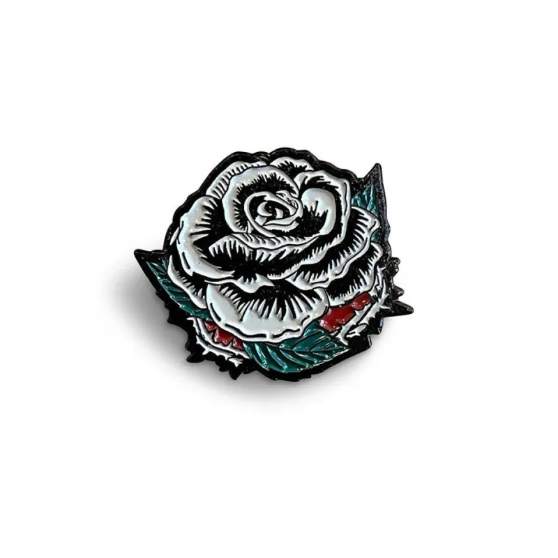 Boston Scally The Steel Rose Cap Pin sold by Boston Scally
