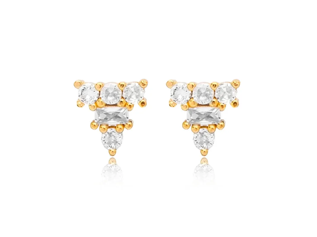 Dune Studs sold by Mazin Jewels
