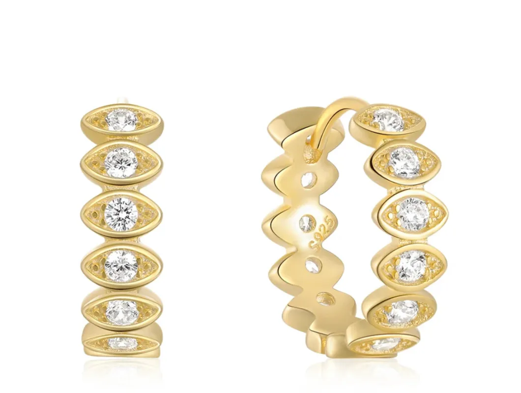 Diana Hoops sold by Mazin Jewels