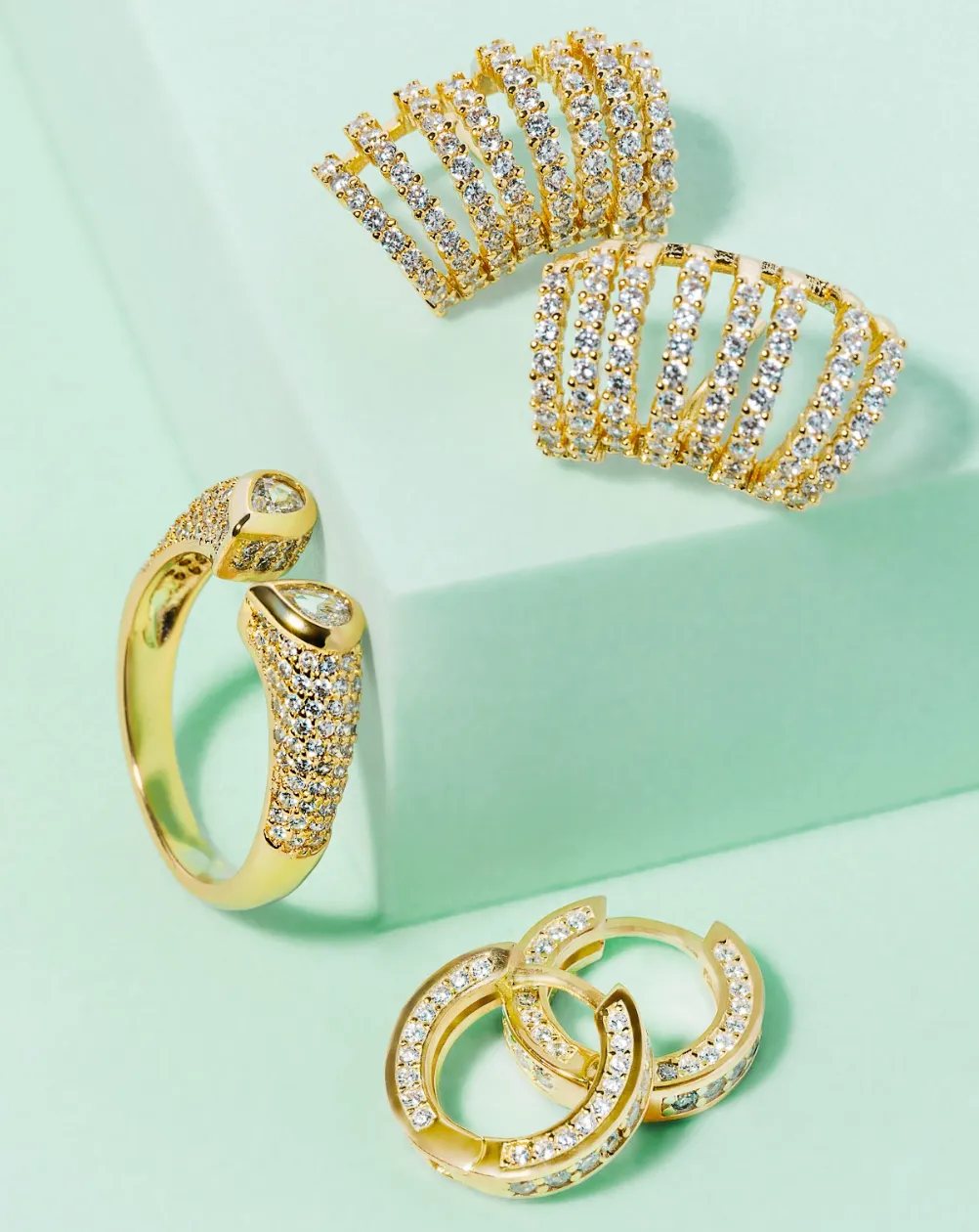 Charlotte Hoops sold by Mazin Jewels product image thumbnail 2