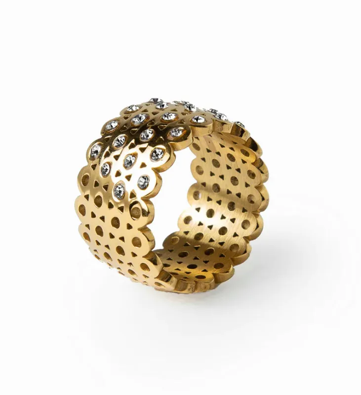 Nia Barrel Ring sold by Mazin Jewels