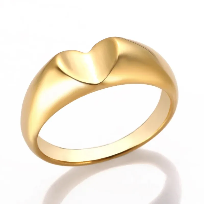 Heart Signet Ring sold by Mazin Jewels