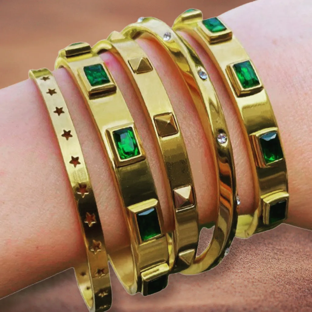Geometric Bangle sold by Mazin Jewels product image thumbnail 2