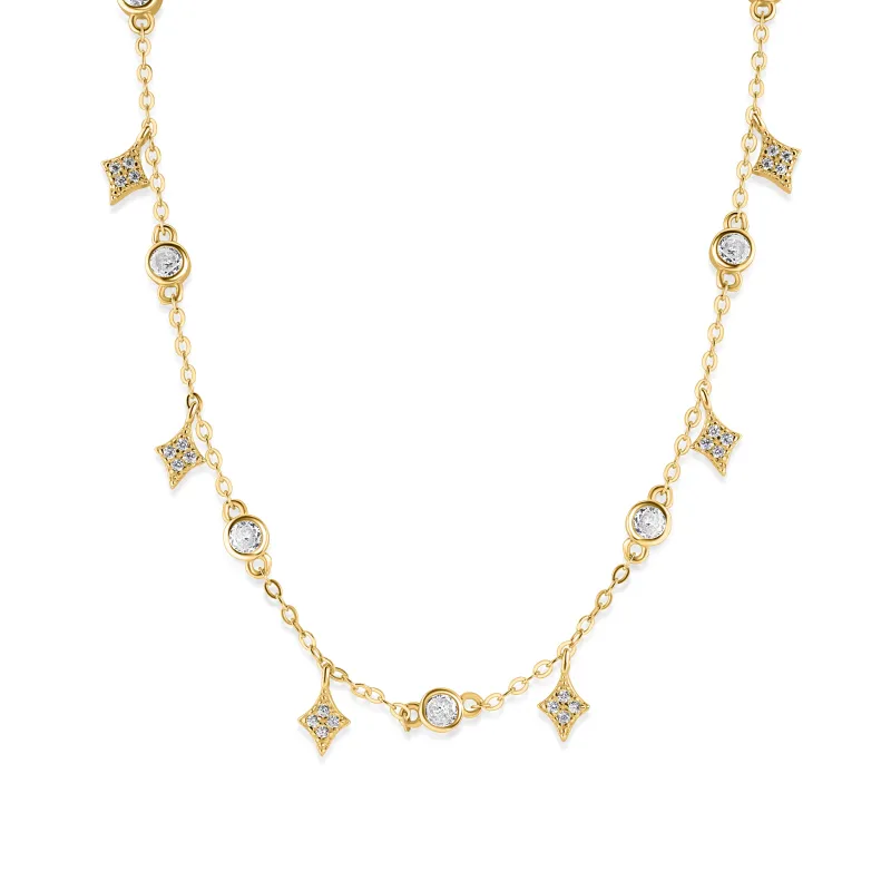 Celestial Drop Necklace sold by Mazin Jewels