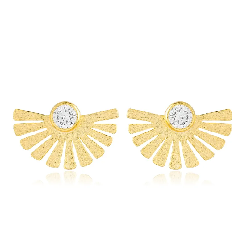 Sunray Earrings made by Mazin Jewels
