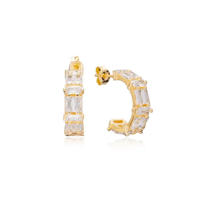 Eclat Hoops made by Mazin Jewels