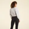 Vintage Fleece Cinch Waist Sweatshirt | Heather Grey sold by nuuds