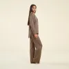 Satin Pajama Set | Mocha sold by nuuds
