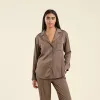 Satin Pajama Set | Mocha sold by nuuds