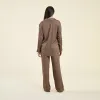Satin Pajama Set | Mocha sold by nuuds