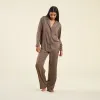 Satin Pajama Set | Mocha sold by nuuds