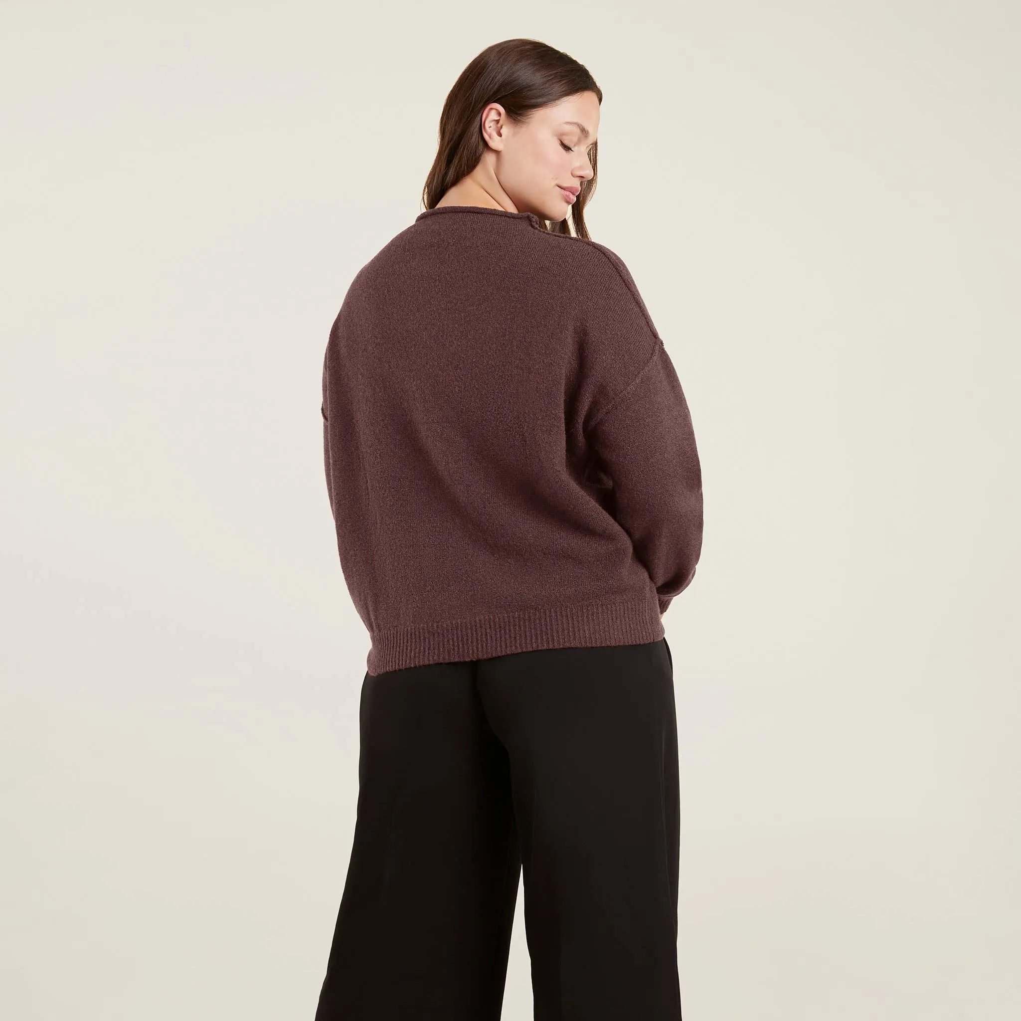 Cozy Knit Sweater | Coffee sold by nuuds product image thumbnail 4