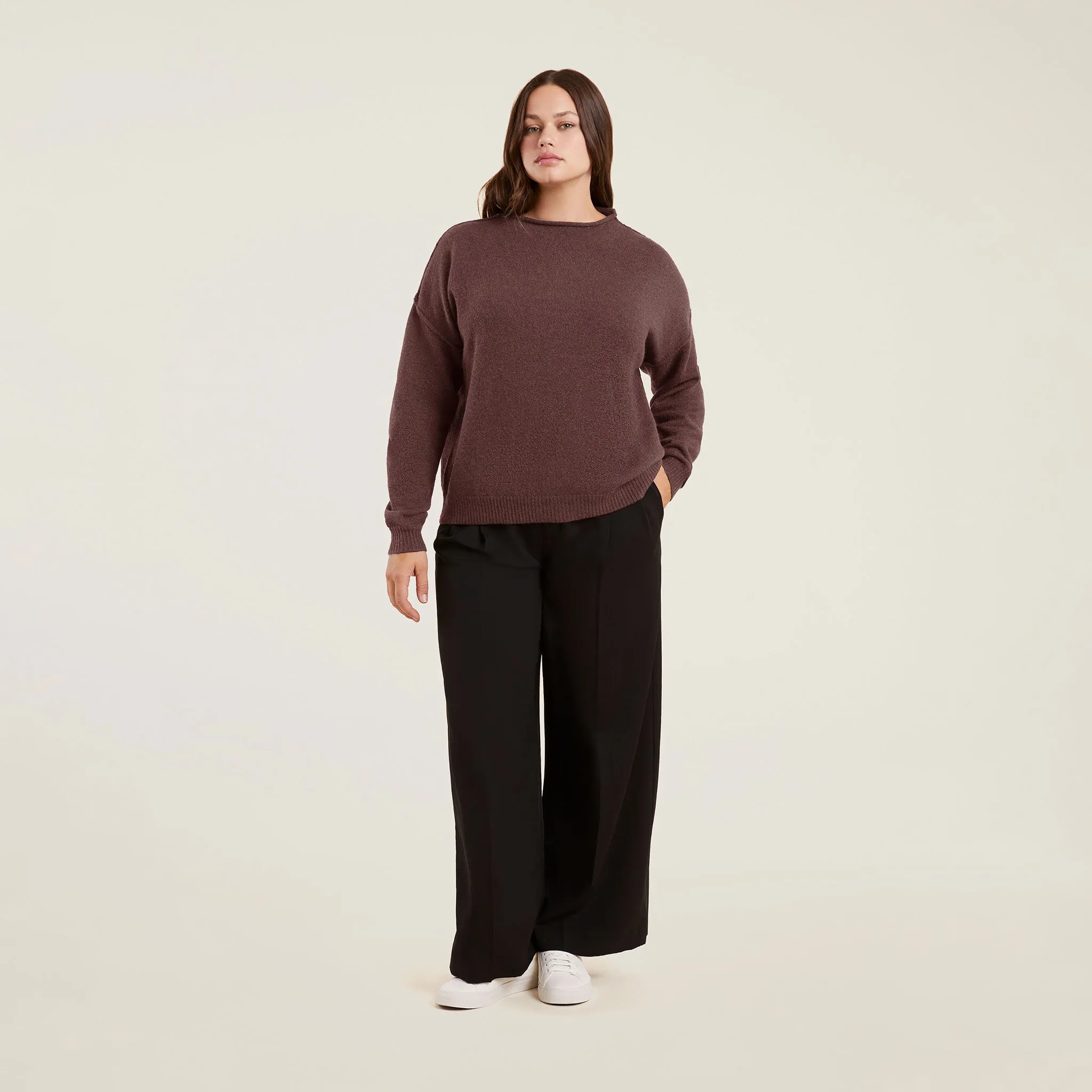 Cozy Knit Sweater | Coffee sold by nuuds product image thumbnail 2