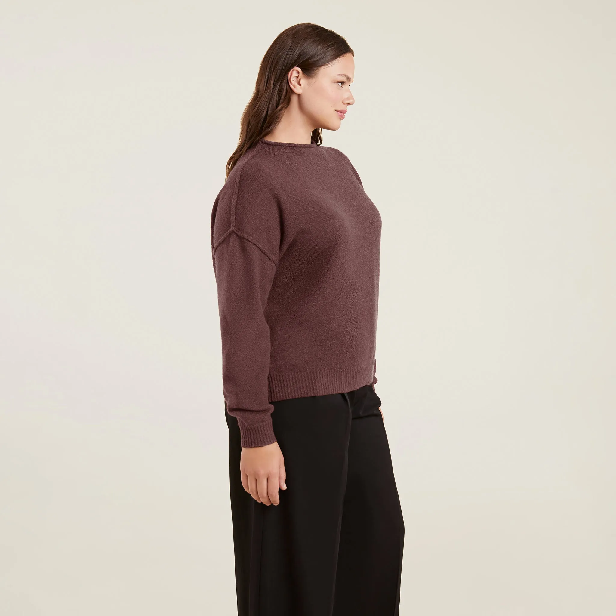 Cozy Knit Sweater | Coffee sold by nuuds product image thumbnail 3
