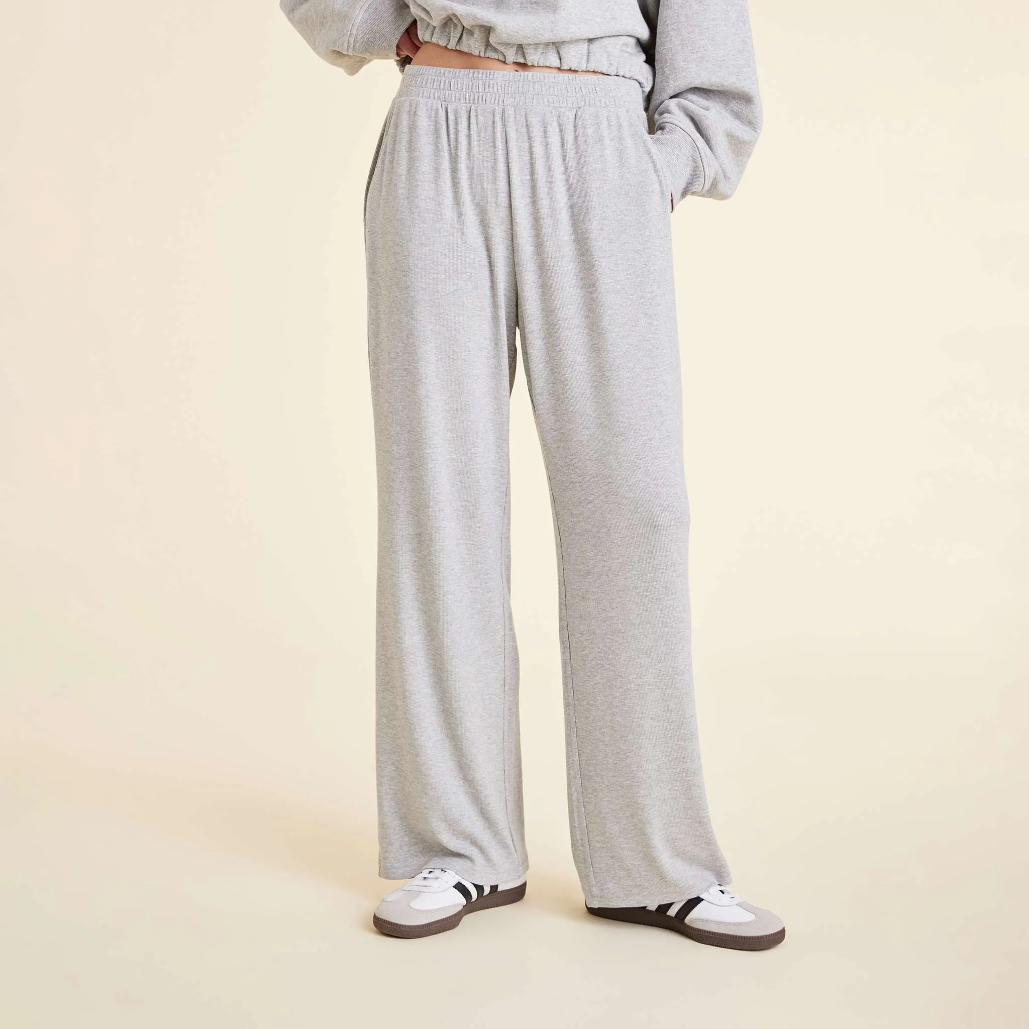 Slinky Rib Wide Leg Pant sold by nuuds product image thumbnail 5