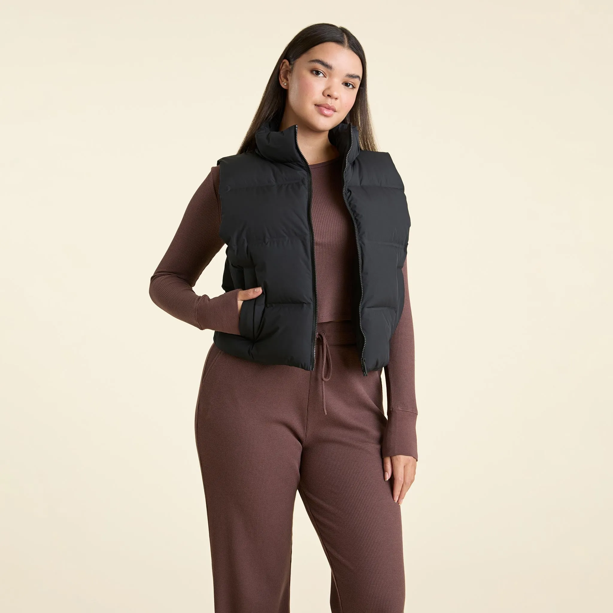 Puffer Vest | Black sold by nuuds